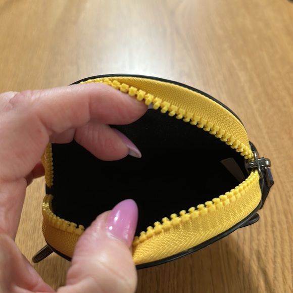 Circular Coin Pouch In Signature Canvas - Picture 3 of 4